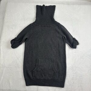 Athleta Grey Cashmere Blend Knit Sweater Dress Long Sleeve Women's Small